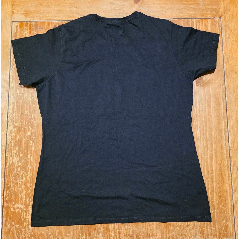 Womens XL MTV Black T-Shirt Short Sleeve Port Authority Cotton - Picture 4 of 7